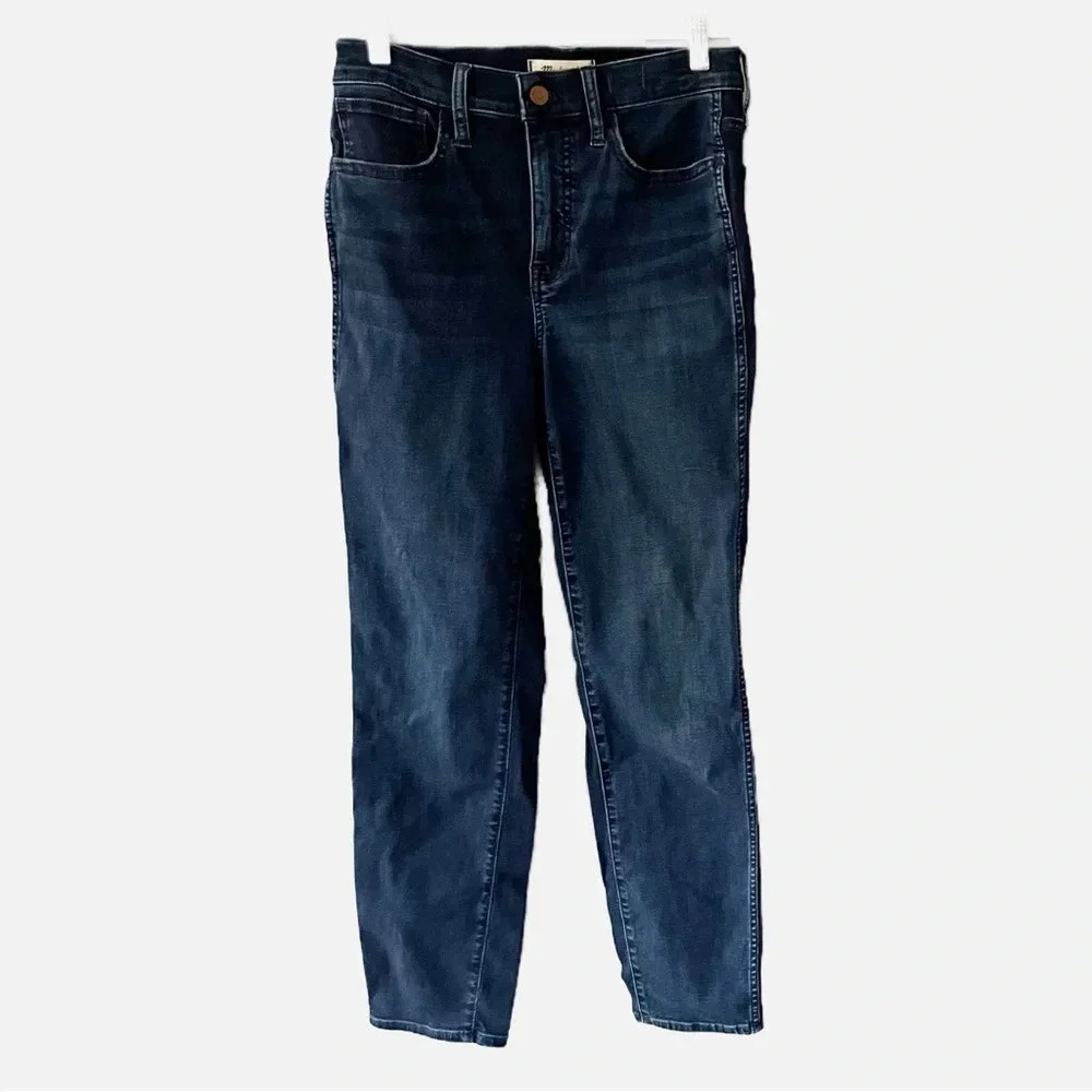 Madewell Roadtripper Stovepipe Dark Wash High Rise Jeans Size 26